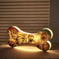 Personalized Bone Night Light with Custom Photos – 5 Picture Options