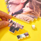 Custom Photo Block Puzzle Heart Shaped Personalized Building Brick
