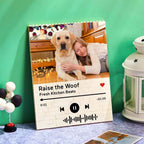 Personalized Building Brick Photo Block with Music Code for Unique Gifts