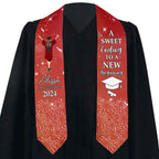 Personalized Graduation Stole - A Sweet Ending to a New Beginning