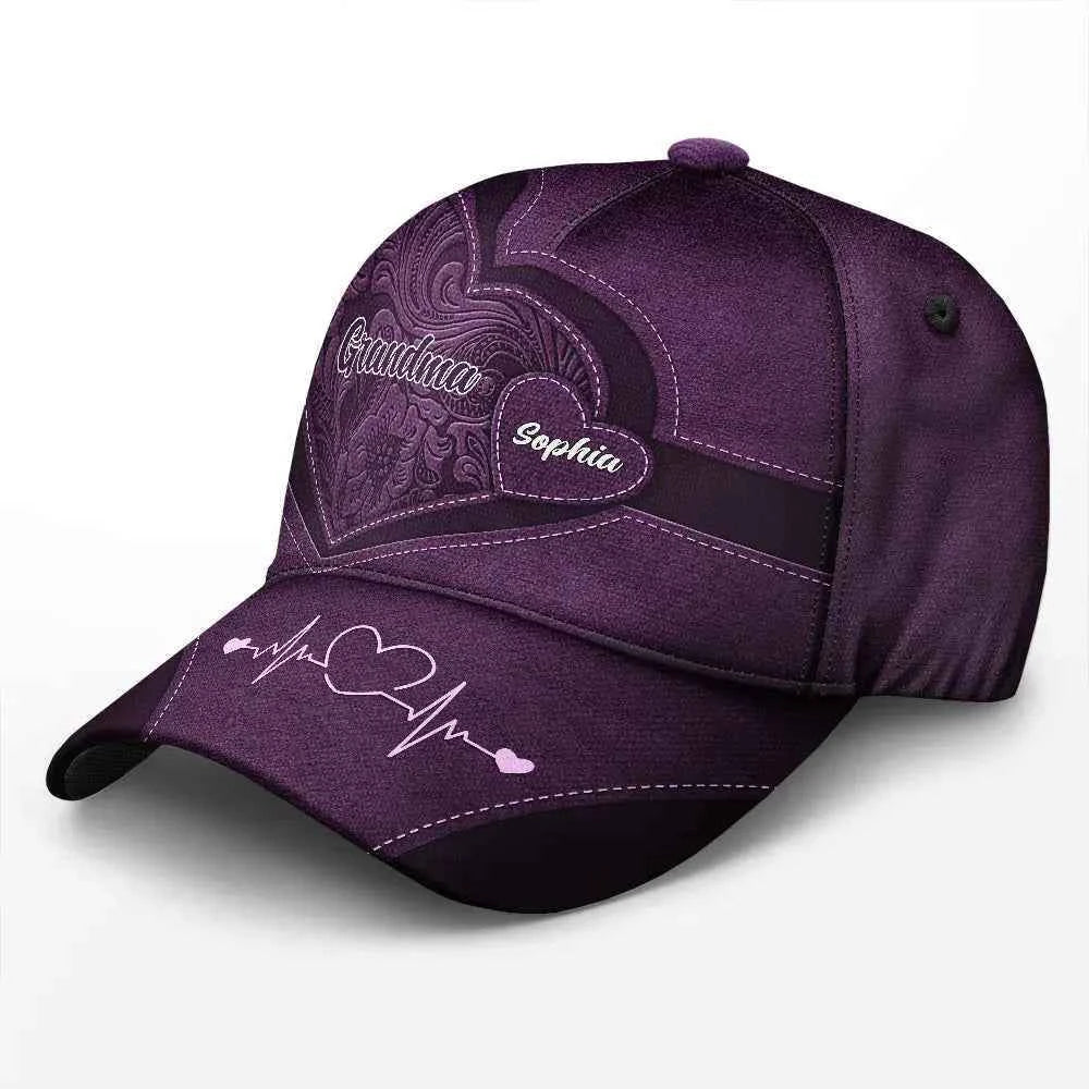 Grandma's Little Sweethearts Personalized Classic Cap - Customizable Gift