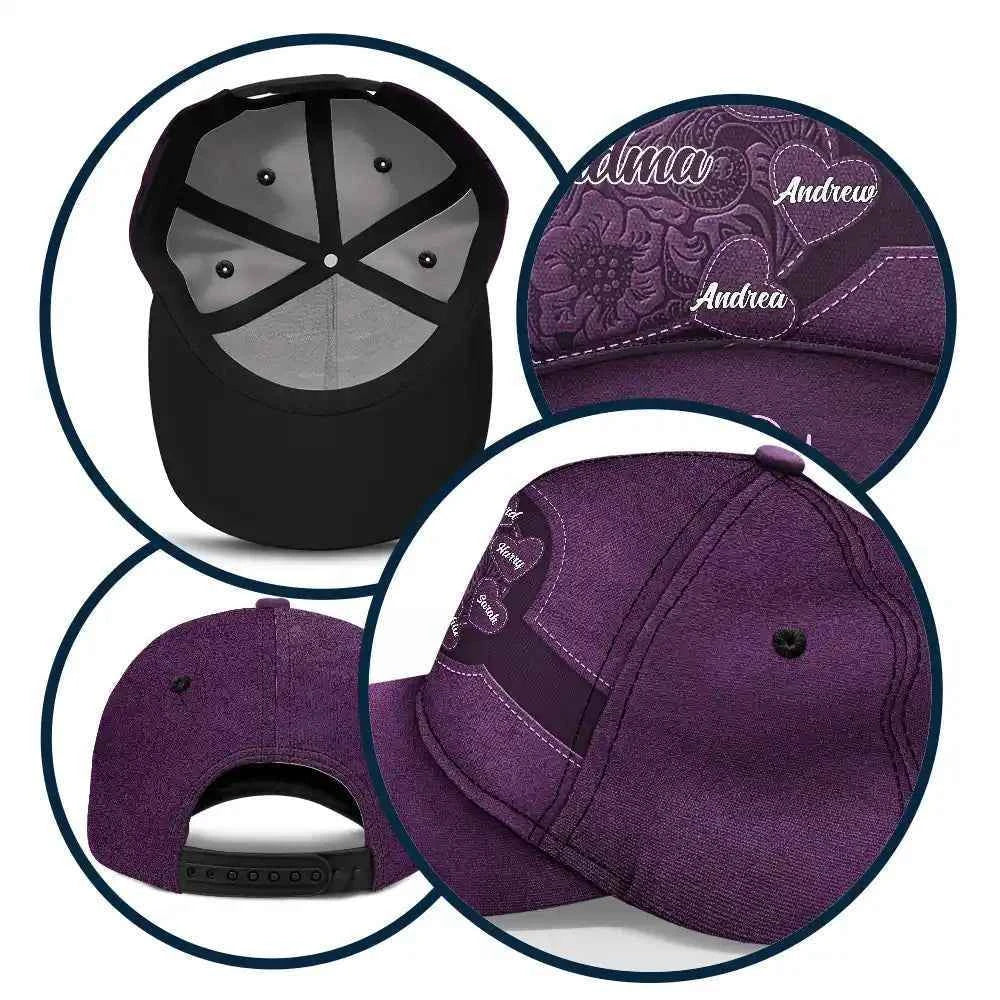 Grandma's Little Sweethearts Personalized Classic Cap - Customizable Gift