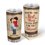 Kissing Couple Tumbler - Best Gift for Couples - Personalized Drinkware