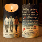 Memorial Personalized LED Candle - Those We Love Don't Go Away