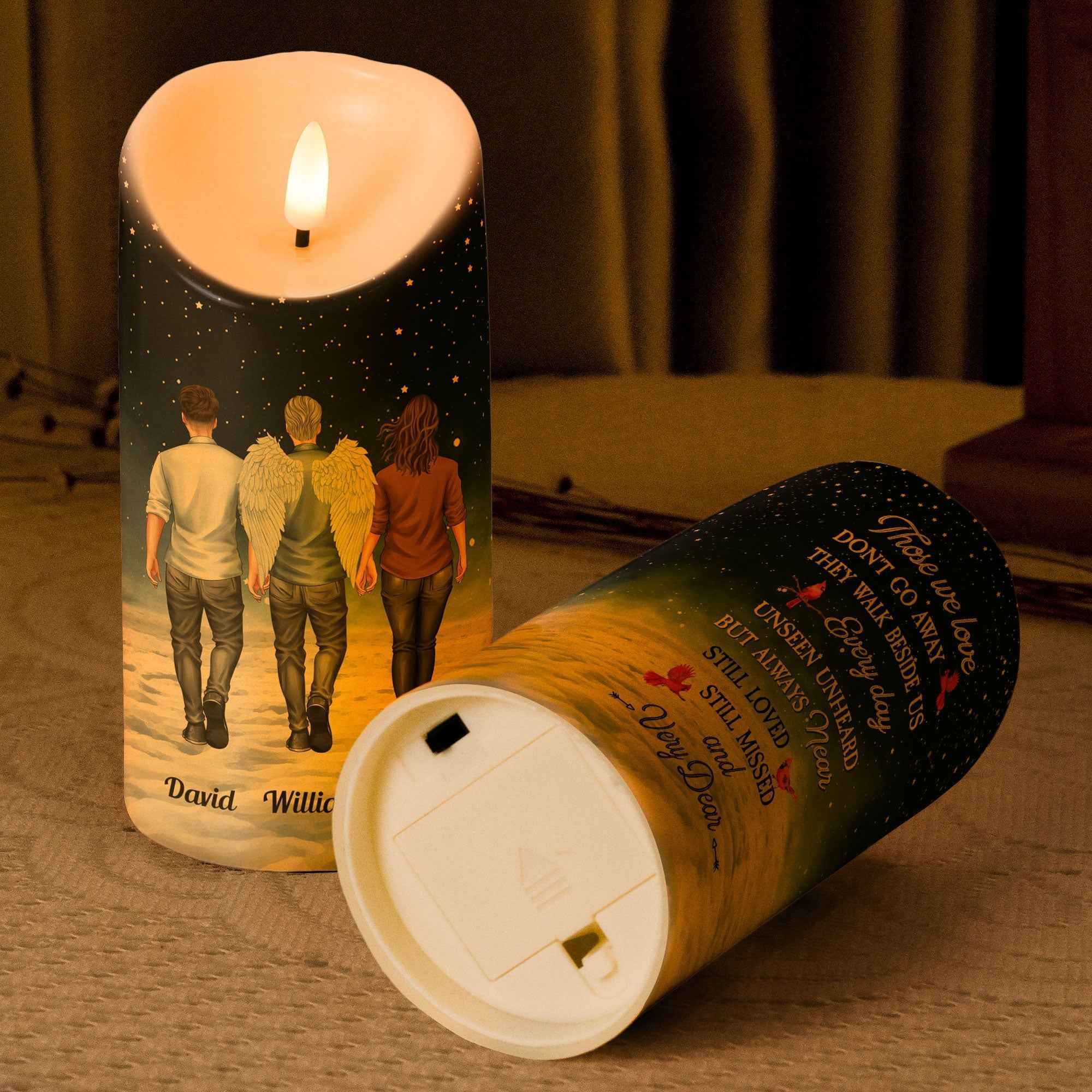 Memorial Personalized LED Candle - Those We Love Don't Go Away