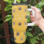 Custom Dog Lover Tumbler - Personalized 40oz Photo Gift for Dog Moms, Dads, and Dog Lovers with Straw