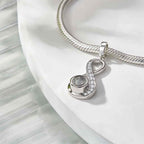 Custom Photo Projection Charm Infinite Love Pendant Gifts for Unique Memories