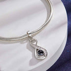 Custom Photo Projection Charm Infinite Love Pendant Gifts for Unique Memories