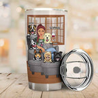 Thank You Dog Mom Tumbler - Best Dog Mom Ever Personalized Custom Gift