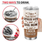 Thank You Dog Mom Tumbler - Best Dog Mom Ever Personalized Custom Gift
