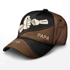 Personalized Best Dad Cap - Fist Bump Design for Best Dad For Life