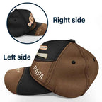 Personalized Best Dad Cap - Fist Bump Design for Best Dad For Life