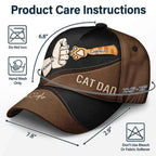 Personalized Best Dad Cap - Fist Bump Design for Best Dad For Life