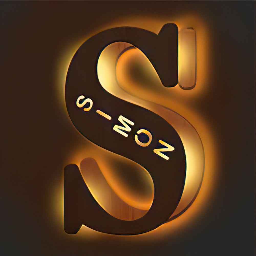 Personalized Wooden Letter Night Light 28CM for Unique Home Decor