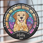 Custom Dog Photo Suncatcher - Personalized Window Hanging "Life Is Better With Dog"